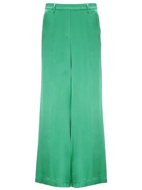 Boreale green stretch-silk satin pants Forte forte | 120756076